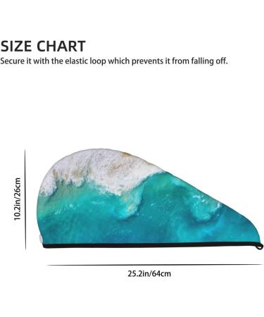 Super Absorbent Beach Microfiber Hair Towel Wrap - Quick Dry Coral Velvet for Long Curly & Thick Hair | Perfect Women's Hair Cap - Buy Online on GoSupps.com