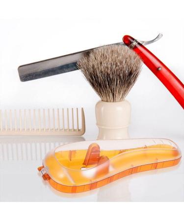Buy Healvian Razor Case - Portable Travel Container for Manual Razors | 2-Piece Hard Bag in Orange & Gray - Ultimate Protection for Your Trimmer - Buy Online on GoSupps.com