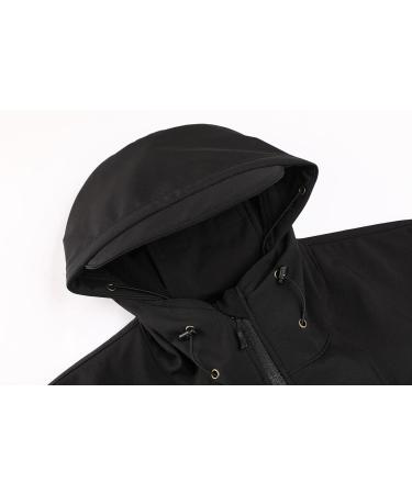TACHAVEK Men's Waterproof Tactical Soft Shell Jacket - Black XX-Large - Buy Online on GoSupps.com