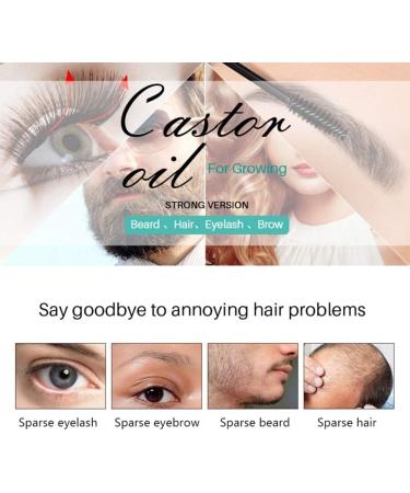 weixinbuy 10ml Castor Oil Hair Growth Serum For Eyelash Growth Lifting Eyelashes Thick Eyebrow Growth Enhancer Eye Lashes Serum Mascara. - Buy Online on GoSupps.com