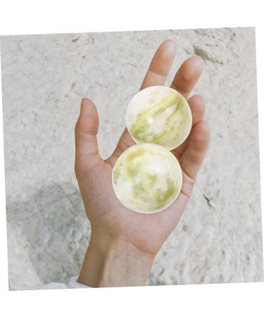 JECOMPRIS 3 Set Gymnastics Ball & Acupressure Hand Lampshade - Jade Health Ball for Daily Exercise & Fitness | International Shipping - Buy Online on GoSupps.com