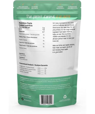 Just Natural Paws Cat Pawlicks 37g - Pure Chicken Breast - Freeze Dried - Single Ingredient - Healthy Natural Cat Treat & Food Topper - Buy Online on GoSupps.com