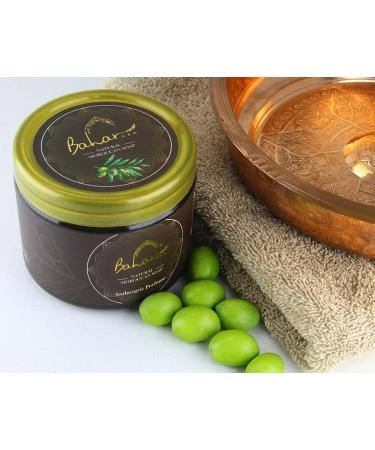 Buy Moroccan Black Soap with Amber Essential Oil - 450g | Premium Natural Skincare for Glowing Skin - International Shipping - Buy Online on GoSupps.com