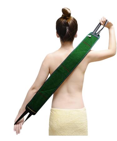 LeapLife Exfoliating Washcloth Towel  Body Back Scrubber Towel for Shower  Loofah Sponge Wash Cloth Korean Sponge Rag for Men Women Exfoliation  Deep Cleanses Skin with Ease 550D (1 Pack Green) - Buy Online on GoSupps.com