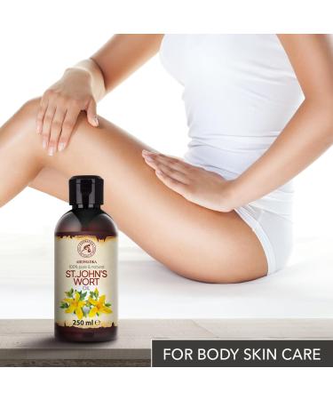St. John's Wort Oil 250ml - Pure Natural Carrier Oil for Skin & Body Care - Cosmetic Essential Oil - Buy Online on GoSupps.com