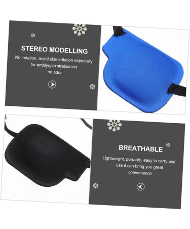 3pcs Reusable Eye Patches for Women | Amblyopia Pirate Accessories & 3D Goggles | Assorted Color Eye Masks for Daily Use - Buy Online on GoSupps.com