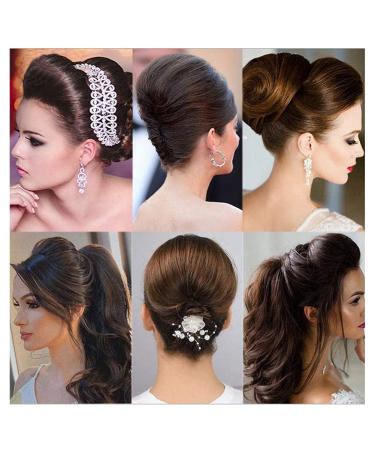 Ericotry Women's Invisible Hair Bun Clip | Dark Brown Fluffy Princess Styling Insert Tool - Buy Online on GoSupps.com