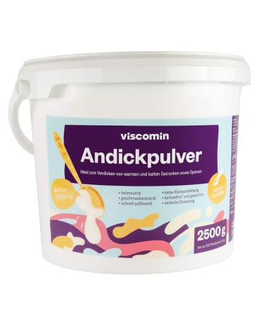 Rheinnatur VISCOMIN Andickpulver 2.5 kg - unduly powder for drinks & dishes - thickener for swallowing disorders - vegan & tasteless 2500g - Buy Online on GoSupps.com