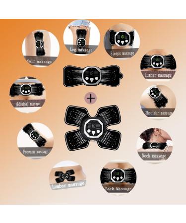 Jenylu EMS Abdominal Muscle Trainer & Neck Massage Device | Deep Tissue Electrostimulator for Neck Back Shoulders & Legs - 2 PCs - Buy Online on GoSupps.com