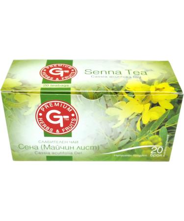 Natural Herbal Senna Tea for Detox & Metabolism - Organic Laxative & Constipation Relief - Buy Online on GoSupps.com