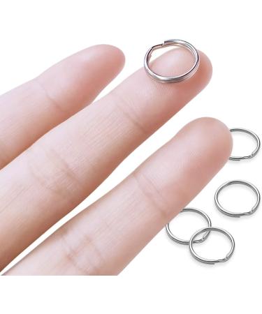 100 Pcs 12mm Split Key Rings Bulk - Small Keychain Connectors for DIY Crafts - Buy Online on GoSupps.com