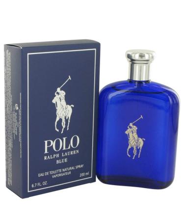 Polo Blue by Ralph Lauren for Men, Eau De Toilette Natural Spray, 4.2 Ounce - Buy Online on GoSupps.com