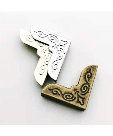 150PCS Metal Book Corner Protectors - Gold, Silver, Bronze - Scrapbook Album Menu Folder - Buy Online on GoSupps.com