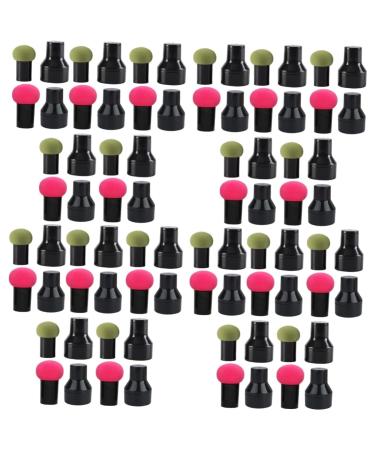MAGICLULU 40 Sets Mushroom Head Puff Makeup Puffs with Handles Cosmetics Puffs Makeup Foundation Puff Convenient Makeup Puff Girl Cosmetics Powder Puff Cosmetic Puff Wet and Dry