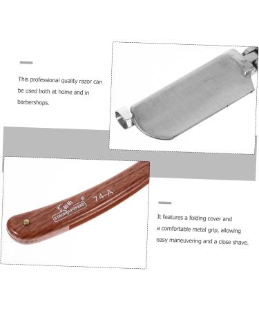 Angoily Stainless Steel Scissors & Razor for Men | Travel Barbershop Shaving Blades & Hair Scissors - Buy Online on GoSupps.com