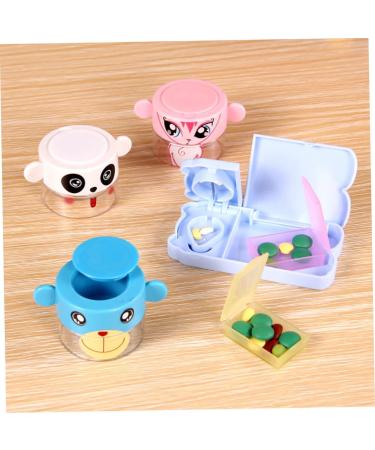 1Pc Cartoon Pill Grinder & Cutter - Travel-Friendly Vitamin Crusher & Medicine Storage Case - Buy Online on GoSupps.com