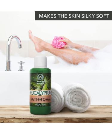 Buy Eucalyptus Essential Oil Bath Foam - 34 Fl Oz | Relaxing Aromatherapy for Good Sleep & Spa Experience - Buy Online on GoSupps.com