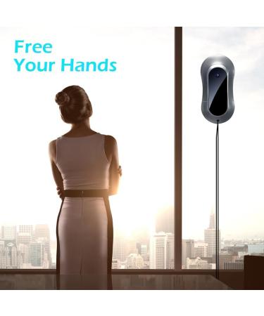 CHHMAELOVE Upgrade Window Cleaning Robot with 70ml Dual Water Spray Robot Window Cleaner with Remote&5 Pairs Of Replacement Cloths Smart Window Vacuum for Interior/Exterior Highrise Windows(Black) - Buy Online on GoSupps.com