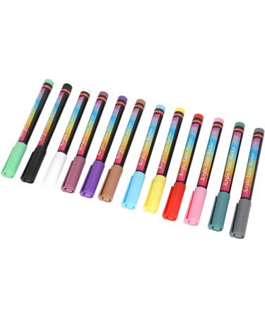Nail Polish Pen Nail Art Graffiti Pen Soft Head 12 Pieces for Gel Nails - Buy Online on GoSupps.com
