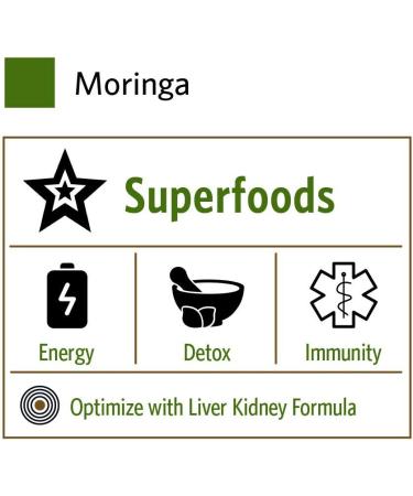 Organic India Moringa Capsules - Vegan Superfood, USDA Organic, Nutrient Dense, 90 Capsules - Buy Online on GoSupps.com