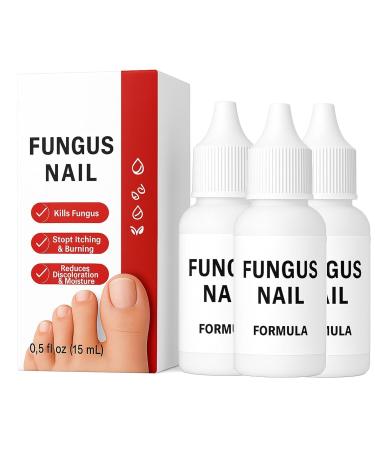 G n rique Toenail Fungus Treatment Extra Strength Tea Tree Oil Nail Solution for Thick Damaged Toenails and Fingernails Nail Repair & Care Serum(3 * 15ml)