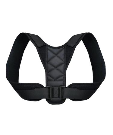 Adjustable Anti-hunchback Posture Correction Belt Upper Back Support Belt Sitting Posture Corrector Clavicle Spine Shoulder Braces Correction lofty ambition Black M/M - Buy Online on GoSupps.com