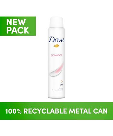 Dove Powder Anti-perspirant Deodorant Spray pack of 6 with moisturising cream for 48 hours of protection 200 ml Powder 200 ml (Pack of 6) - Buy Online on GoSupps.com