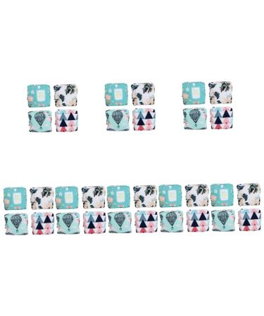 Lurrose lipstick 32 pieces of napkin storage bag Tampon bag menstrual pillow storage women money exchange changing bag Organizer bag wallet mini tool set