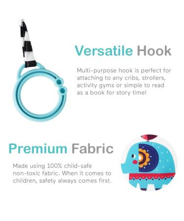 Urban Kiddy My First Family Album | Soft Photo Cloth Book Gift Set for Newborns, Toddlers & Kids - Elephant Design - Buy Online on GoSupps.com