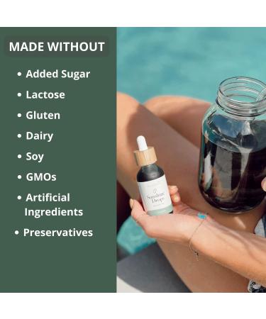 Philosophie Liquid Chlorophyll Sunshine Drops for Water | Organic Chlorophyll Drops with Mint for Detox Internal Deodorant & Energy Boost | Natural Vegan Supplement Non-GMO 2oz (6 oz.) - Buy Online on GoSupps.com