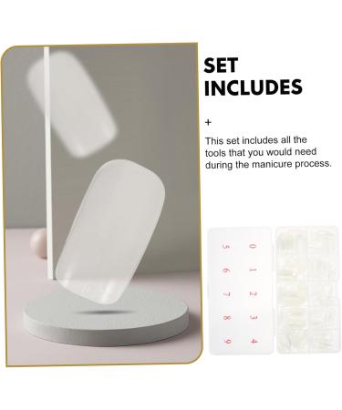POPETPOP 1 Set nail set nail polishing file nail grinding bar press on nails nail file strips full cover coffin nails nail polishing buffers false finger nails tool natural Stainless steel 13X7cm Assorted Color 3 - Buy Online on GoSupps.com