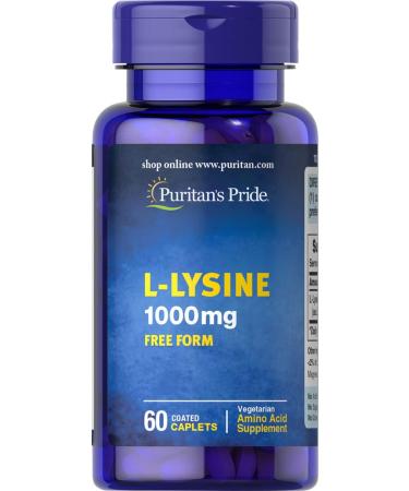 Puritan's Pride L-Lysine 1000 mg-60 Caplets