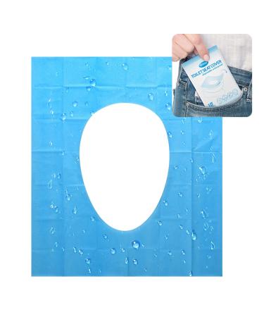 Disposable Toilet Seat Covers - 30 Counts Travel Set Waterproof Individually Wrapped Portable Travel Toilet Seat Covers for Adults Kids Toddler Potty Training Public Toilet Cruise Plane Train, 3 Packs 15.5x17.9 Inch (Pack of 1)
