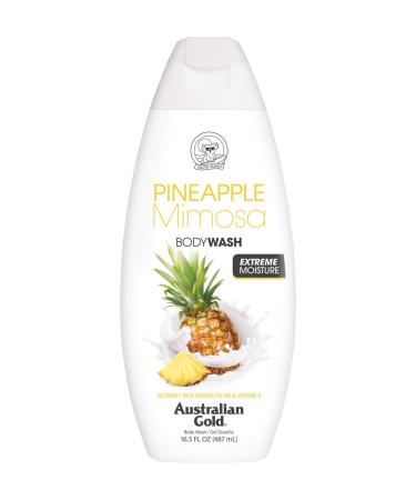 Australian Gold Pineapple Mimosa Body Wash  16.5 Ounce | Gentle & Moisturizing with Nutrient Rich Kakadu Plum & Vitamin E Pineapple Mimosa 16.5 Ounce - Buy Online on GoSupps.com