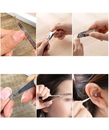 Manicure Set Nail Care Set Nail Clipper Set Stainless Steel Nail Clipper Set Nail Clipper 7-Piece Manicure Home Applicable Travel Portable Beauty Kit Manicure Nail Clippers Kit (Color : B) - Buy Online on GoSupps.com