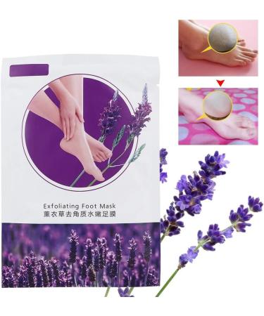 Weikeya Foot Peel Mask - Nourishing Lavender Oil Foot Masks for Dry Skin & Corn Removal | Unisex Foot Care Solution - Buy Online on GoSupps.com