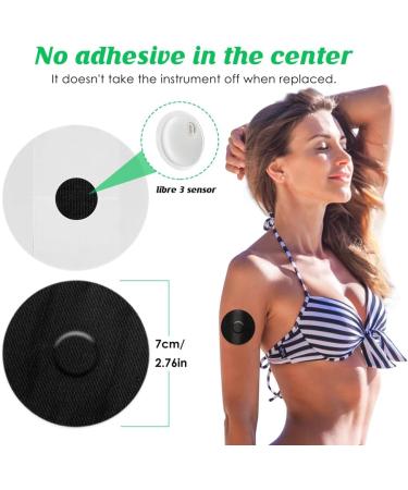 40 Waterproof Freestyle Libre 3 Plasters - Durable & Easy-to-Use Sensor Stickers | Ushares (Black) - Buy Online on GoSupps.com