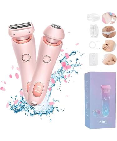 Glide Pro 3.0 Razor Dusk Razor for Women Dusk Official Razor Dusk Glide Pro 3.0 Shaver Duskofficial Razor Duskofficial - 2 in 1 Electric Silk Glide Pro Shaver Wet and Dry Arm Bikini (Pink)