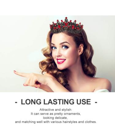 Elegant Lurrose Antique Green Crystal Crown - Vintage Bridal Headgear & Jewelry for Weddings - Princess Queen Diadem - Buy Online on GoSupps.com