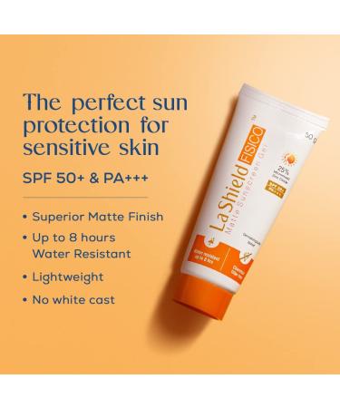 La-Shield Fisico SPF 50+ & PA+++ Mineral Sunscreen Gel - Lightweight Transparent Water Resistant - 1.76 Fl Oz - Best International Shipping - Buy Online on GoSupps.com