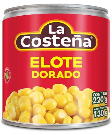 La Costena Elote Dorado Whole 220g / Mexican Golden Sweetcorn Canned Yellow Sweet Corn Vegetables - Buy Online on GoSupps.com