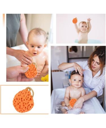 2-Piece Soft Bath Shower Sponges for Adults, Children, and Baby - Gentle Body Scrubbers - Buy Online on GoSupps.com