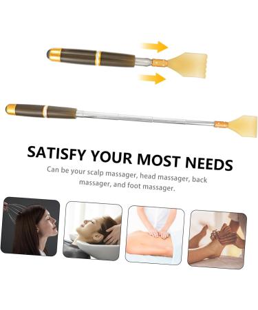 Minkissy 4-Piece Telescopic Back Scratchers - Portable Green Resin Claws for Men | Perfect Itching Solution - Buy Online on GoSupps.com