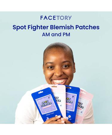 FaceTory Spot Fighter Acne Blemish Patches (150 Count) | Hydrocolloid Day & Night Patches for Acne Spot Treatment - 2 Sizes | AM & PM Assortment - Buy Online on GoSupps.com