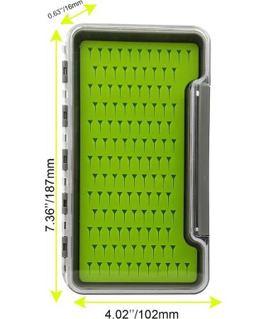 3 PC Super Slim Waterproof Fly Fishing Box | Silicone Tackle Trays | Best Pocket Storage 7.36x4.02x0.63 - Buy Online on GoSupps.com