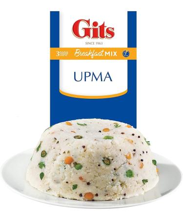 Gits Upma Mix 500g - Makes a Popular South Indian Breakfast - Made From Semolina Tempered With Spices (Pack of 5) - Buy Online on GoSupps.com