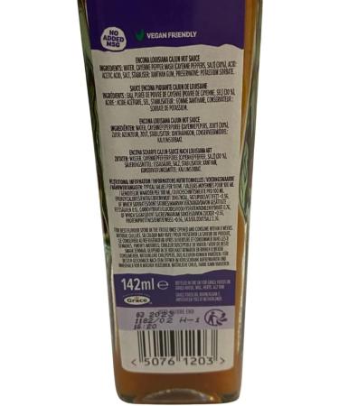 Encona Louisiana Cajun Hot Sauce 142ml - Buy Online on GoSupps.com