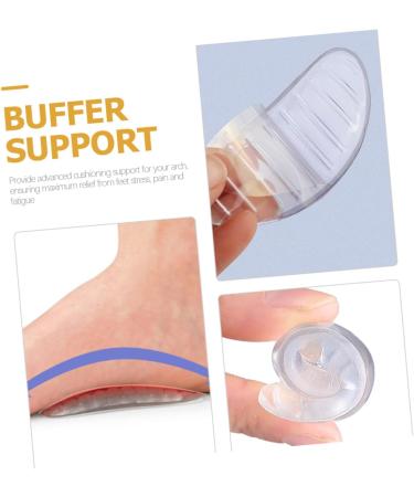 Mobestech 4 Pairs Striped Arch Pads - Nonslip Forefoot Support Inserts for Women & Men - Comfy Gel Foot Arch Holders - Buy Online on GoSupps.com