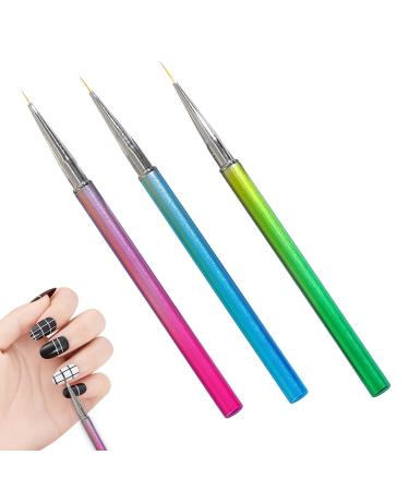 Liner Brushes - Professional Brushes | Brush for Long Thin Details Fine Drawing Liner Brush Polish Painting 7/9/11mm