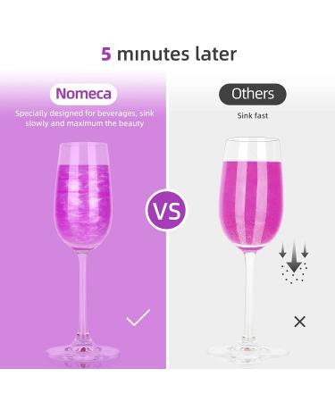 Edible Glitter for Drinks  Nomeca 5g Edible Shimmer for DIY Wine Cocktails Champagne Beverages  Food Grade Coloring Gold Glitter Dust Kosher & HALAL Certified  Vegan  Gluten Free  Nut Free Dye 3 - Purple - Buy Online on GoSupps.com